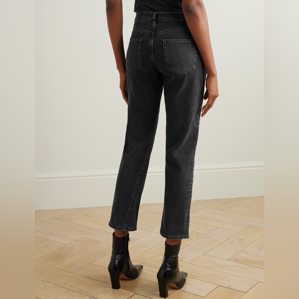 TOTEME Twisted Seam high-rise straight-leg jeans - Picture 2 of 5